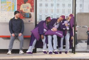 Bensons Chief Sleep Officer supporting